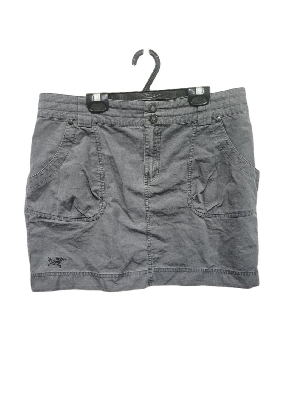 ARC'TERYX Rana Mini Skirt in Charcoal Gray, Women's Size 10